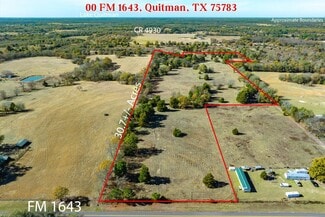 Plus de détails pour 00 FM 1643, Quitman, TX - Terrain à vendre