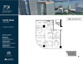 701 Brickell Ave, Miami, FL for lease Floor Plan- Image 1 of 1