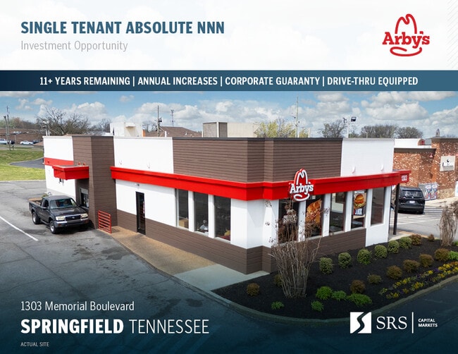 Plus de détails pour 1303 Memorial Blvd, Springfield, TN - Commerce de détail à vendre