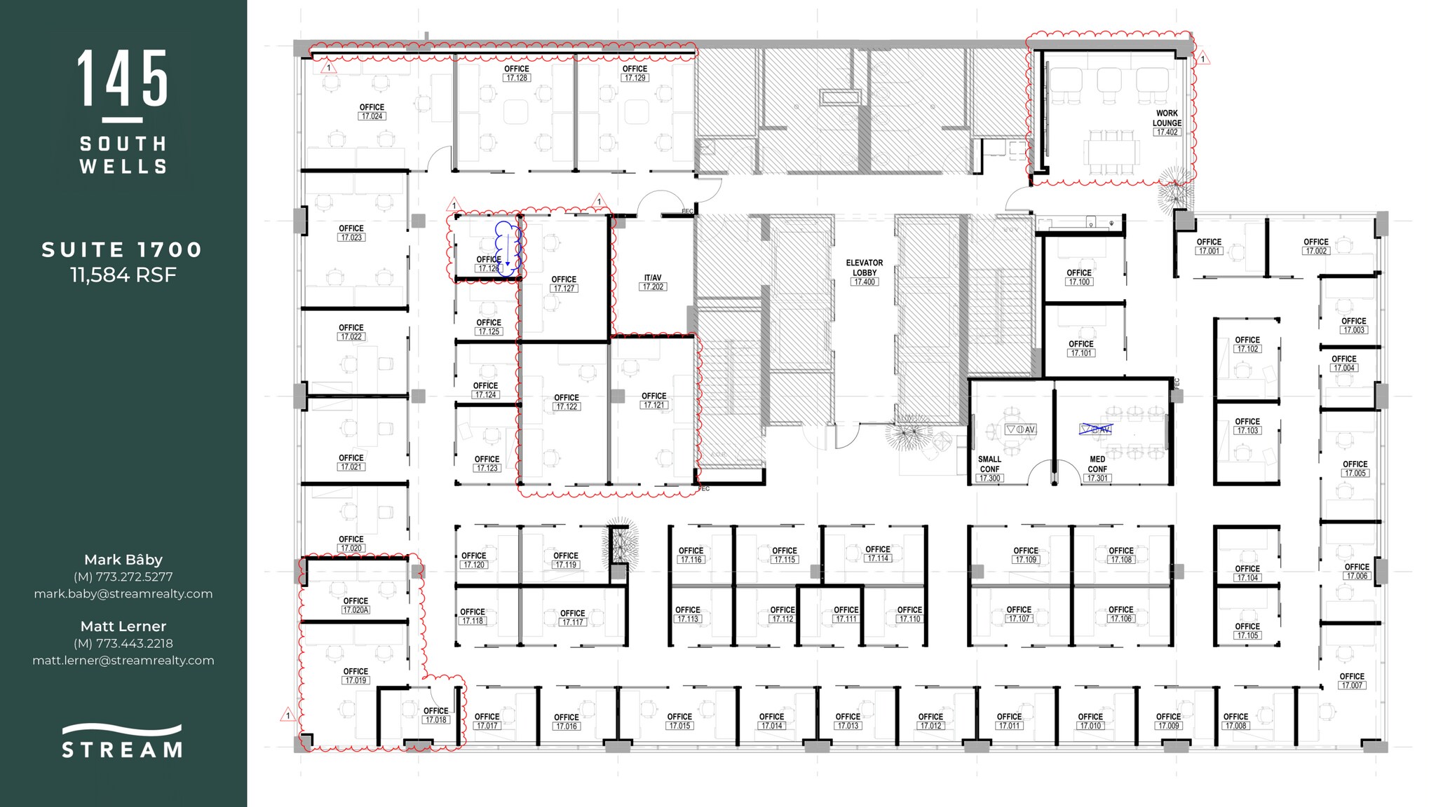 145 S Wells St, Chicago, IL à louer Plan d  tage- Image 1 de 1