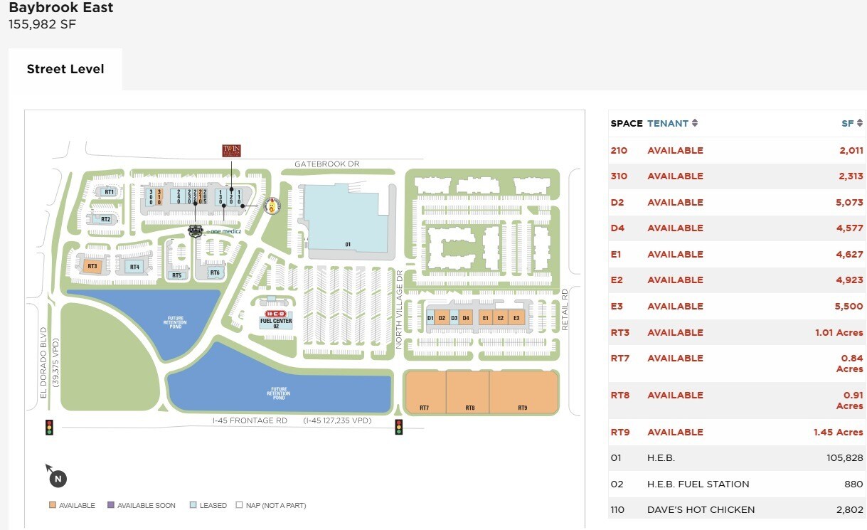 SEC I-45 & El Dorado Blvd, Webster, TX for lease Building Photo- Image 1 of 2