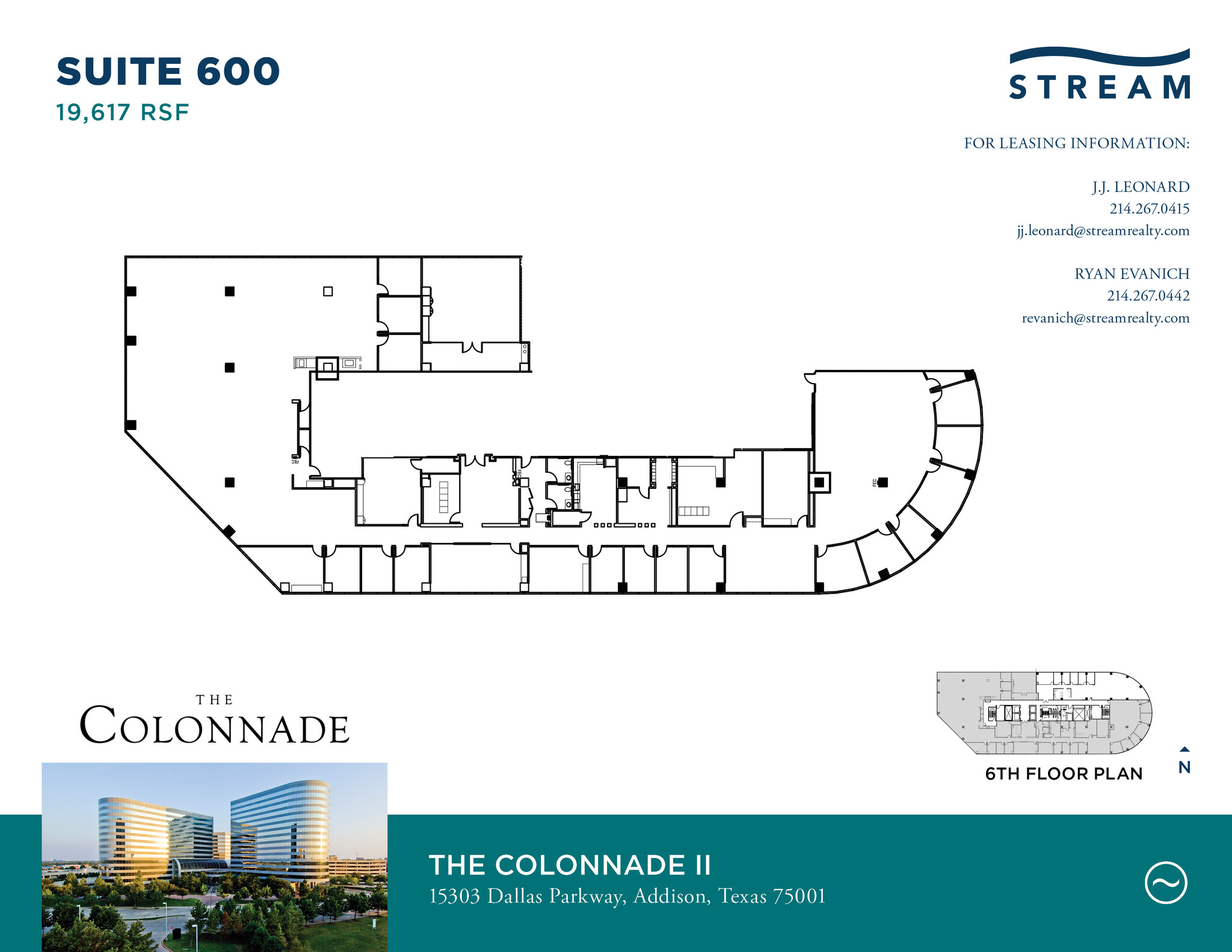 15301 N Dallas Pky, Addison, TX for lease Floor Plan- Image 1 of 2