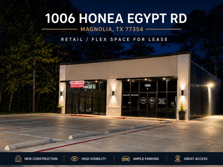 1002 Honea Egypt Rd, Magnolia, TX à louer - Photo du bâtiment - Image 2 de 6