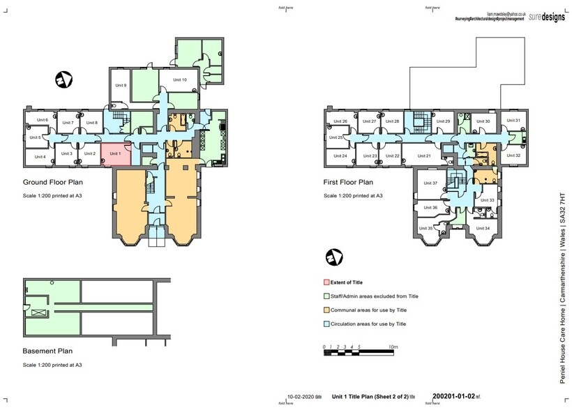 Care Home, Carmarthen for sale - Floor Plan - Image 2 of 2
