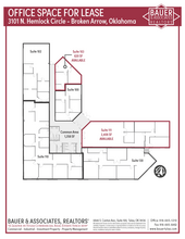 3101 N Hemlock Cir, Broken Arrow, OK for lease Site Plan- Image 2 of 2