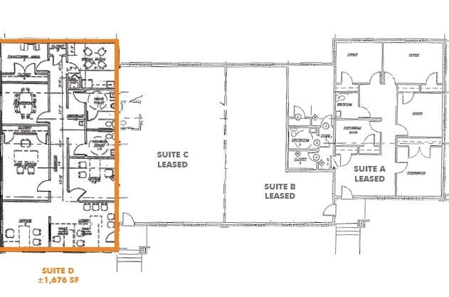 4320-4328 Wade Hampton Blvd, Taylors, SC à louer - Plan d’étage - Image 2 de 5