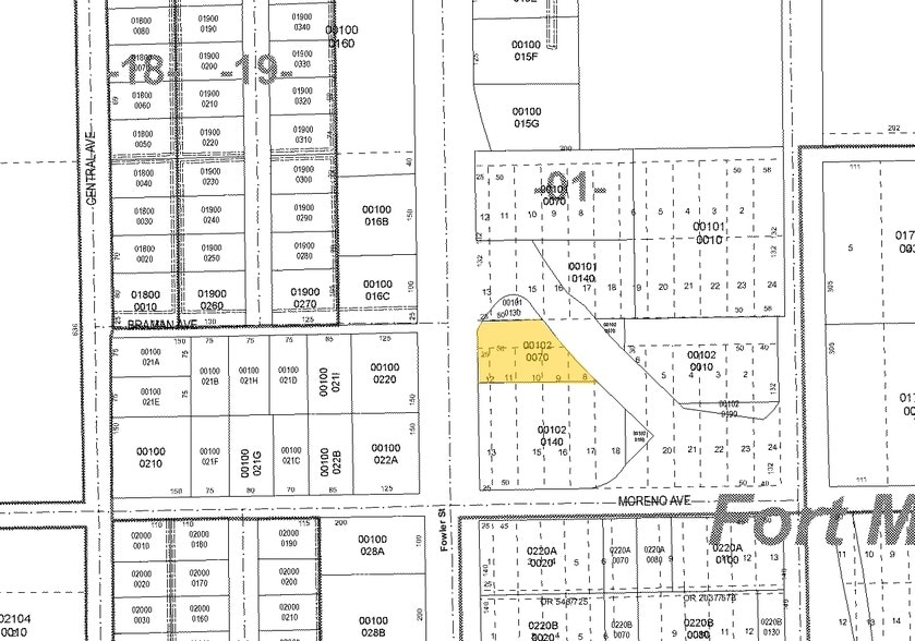 3105 Fowler St, Fort Myers, FL for sale - Plat Map - Image 2 of 14