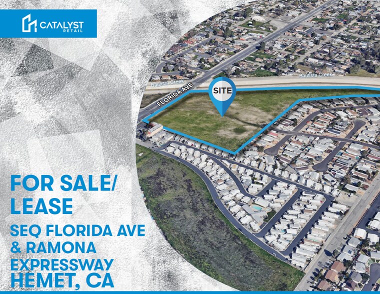 E Florida St, Hemet, CA for sale - Building Photo - Image 1 of 5