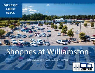 Plus de détails pour 1059 Walmart Dr, Williamston, NC - Vente au détail à louer