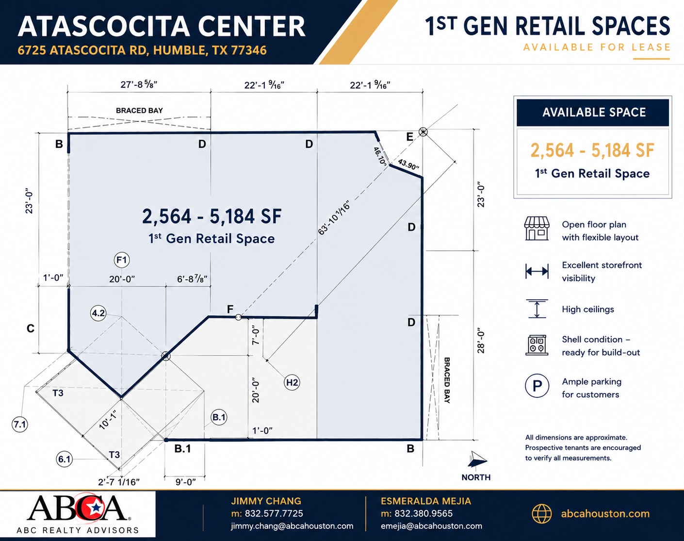 6725 Atascocita Rd, Humble, TX for lease Floor Plan- Image 1 of 1