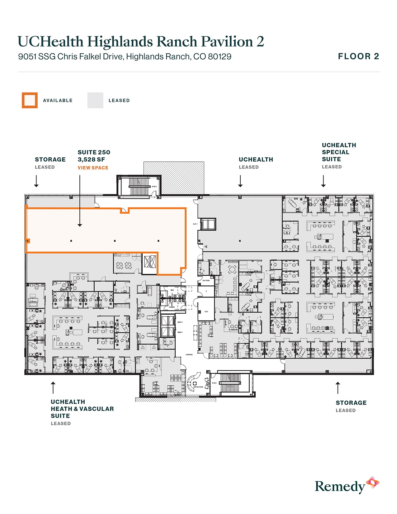 9051 SSG Chris Falkel Dr, Highlands Ranch, CO à louer Plan d’étage- Image 1 de 1