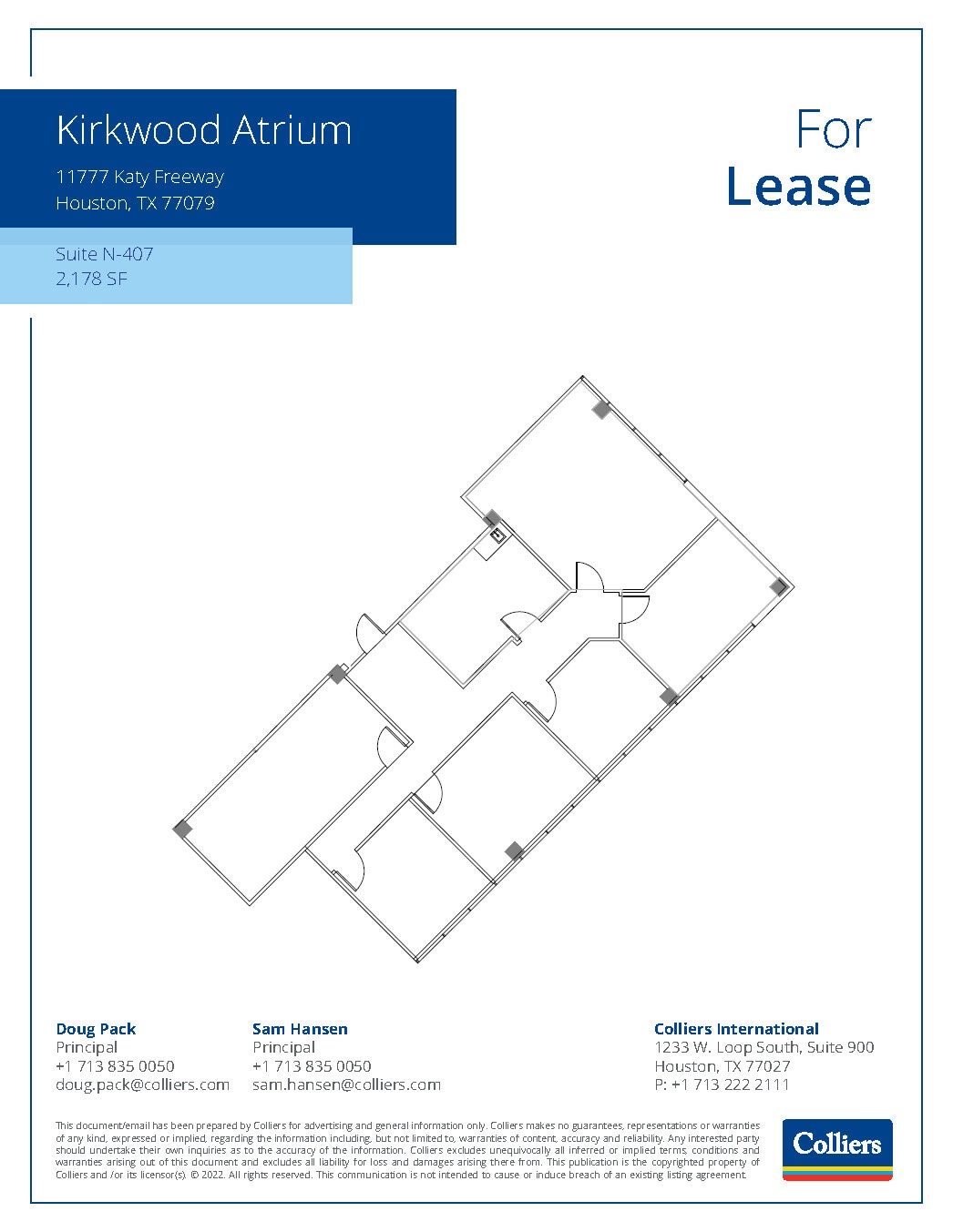 11777 Katy Fwy, Houston, TX for lease Floor Plan- Image 1 of 1