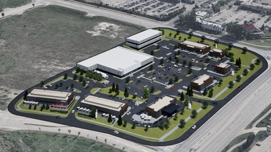 10000-10500 Baseline Rd, Sherwood Park, AB for lease Aerial- Image 1 of 6