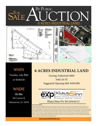More details for 0 Carrier St, Indiantown, FL - Land for Sale