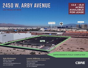 2450 W. Arby Avenue, Las Vegas, NV - AERIAL  map view