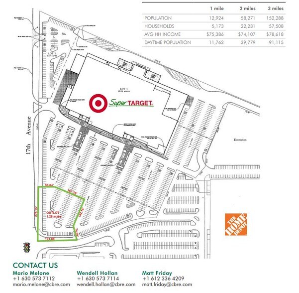 NEC 17th Ave & 19th St, Broadview, IL à vendre - Plan cadastral - Image 2 de 2