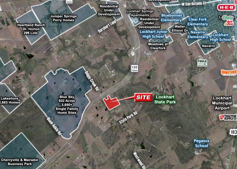 TBD SH-130 and Old Fentress Road, Lockhart, TX à vendre - Photo du bâtiment - Image 3 de 4