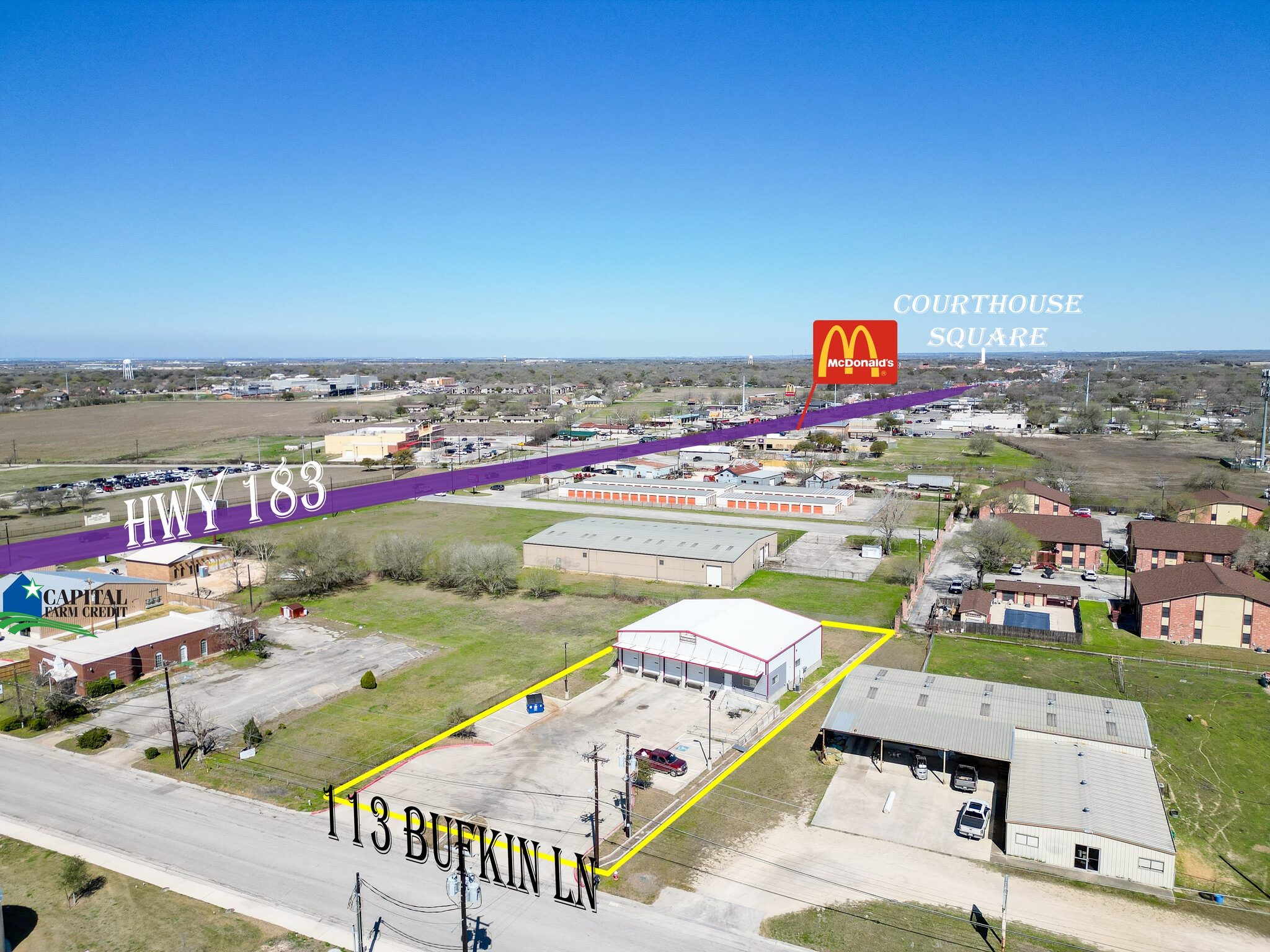 113 Bufkin Ln, Lockhart, TX for lease Aerial- Image 1 of 35