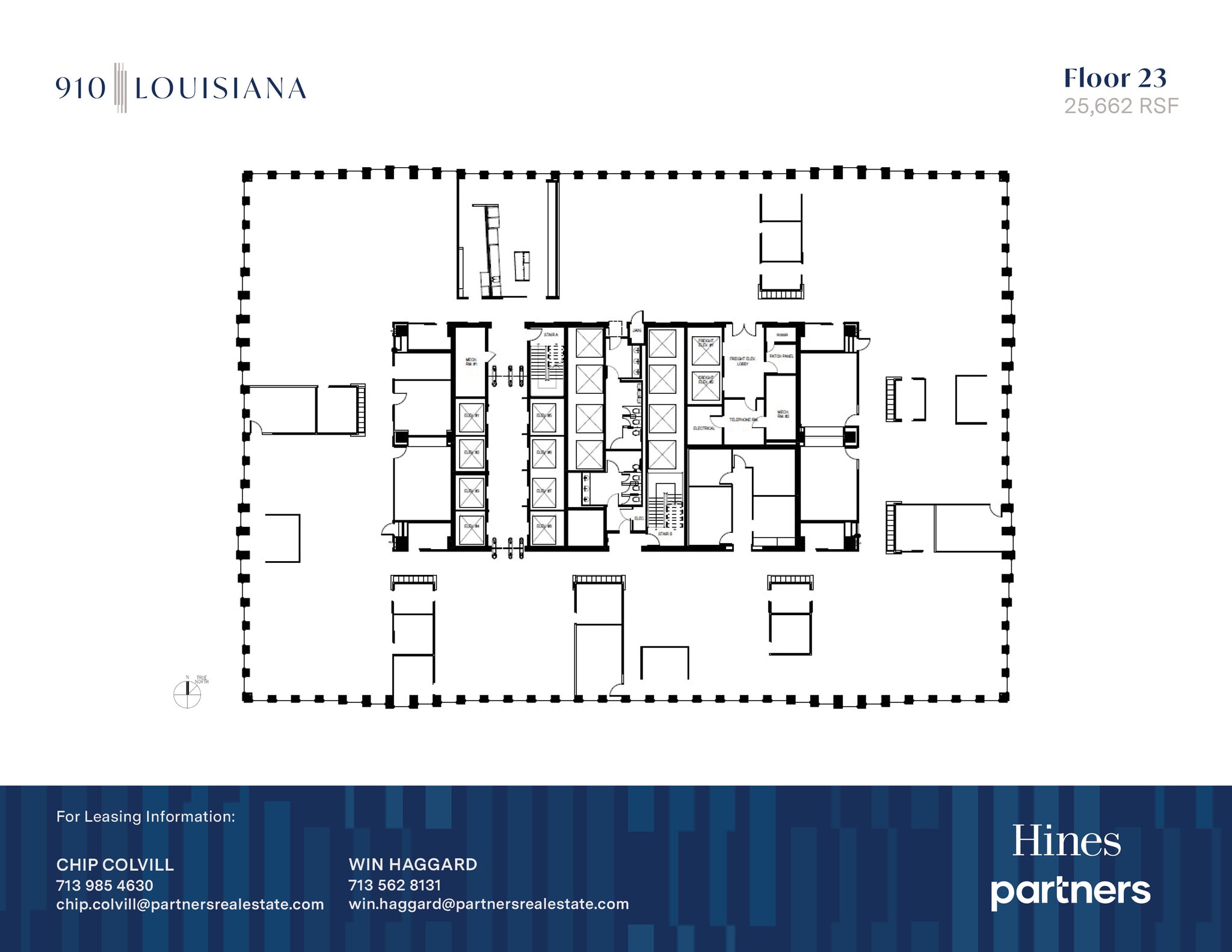 910 Louisiana St, Houston, TX à louer Plan d’étage- Image 1 de 1
