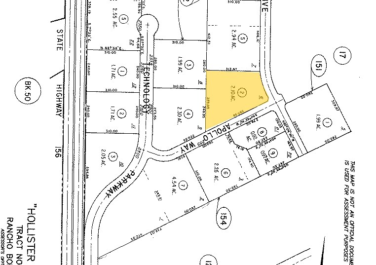 2300 Bert Dr, Hollister, CA à louer - Plan cadastral - Image 2 de 13