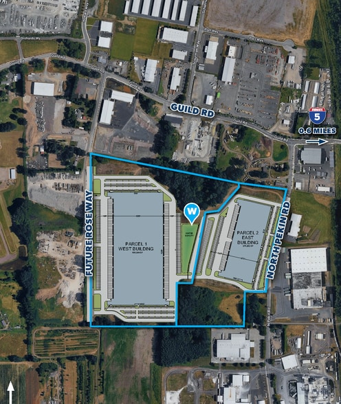 345 N Pekin Rd, Woodland, WA for lease - Aerial - Image 3 of 5