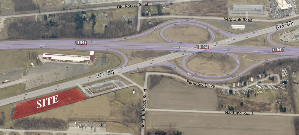 0 US Highway 20, Porter, IN for sale - Aerial - Image 2 of 3