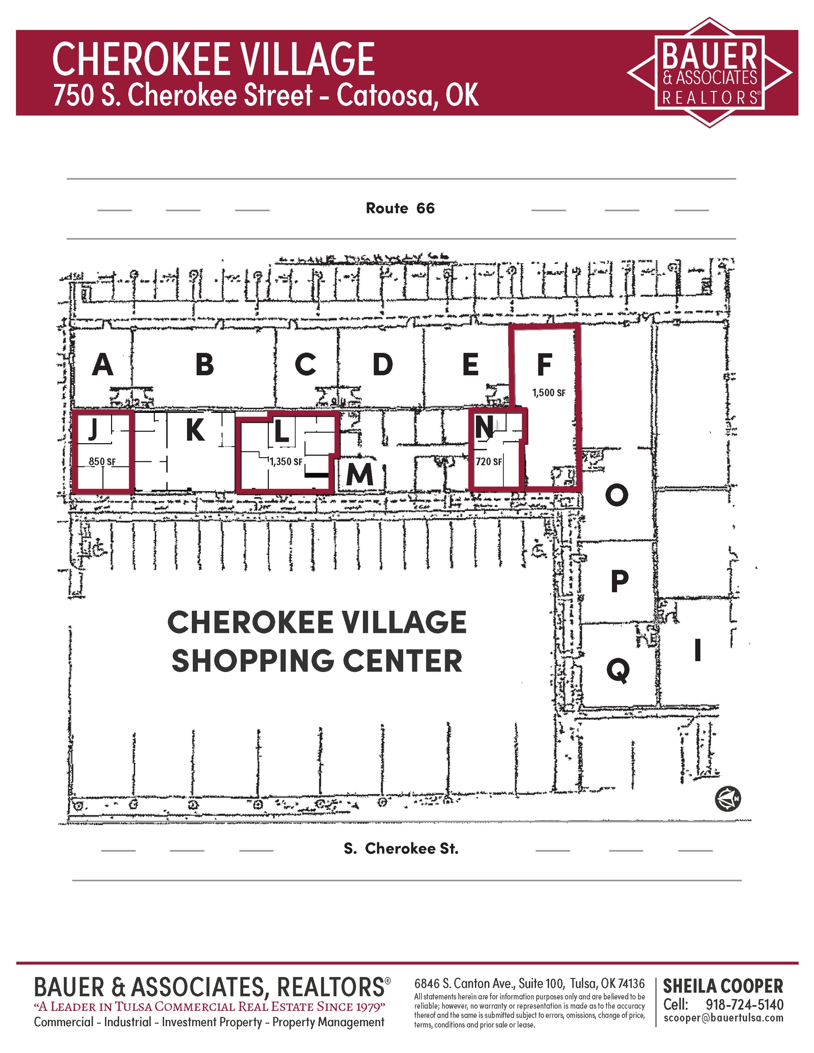 750 S Cherokee St, Catoosa, OK for lease Site Plan- Image 1 of 1