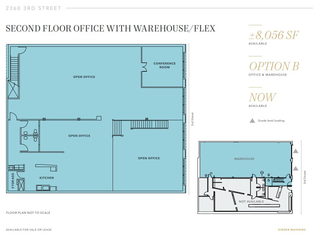 2360 3rd St, San Francisco, CA à louer Plan d’étage- Image 1 de 13