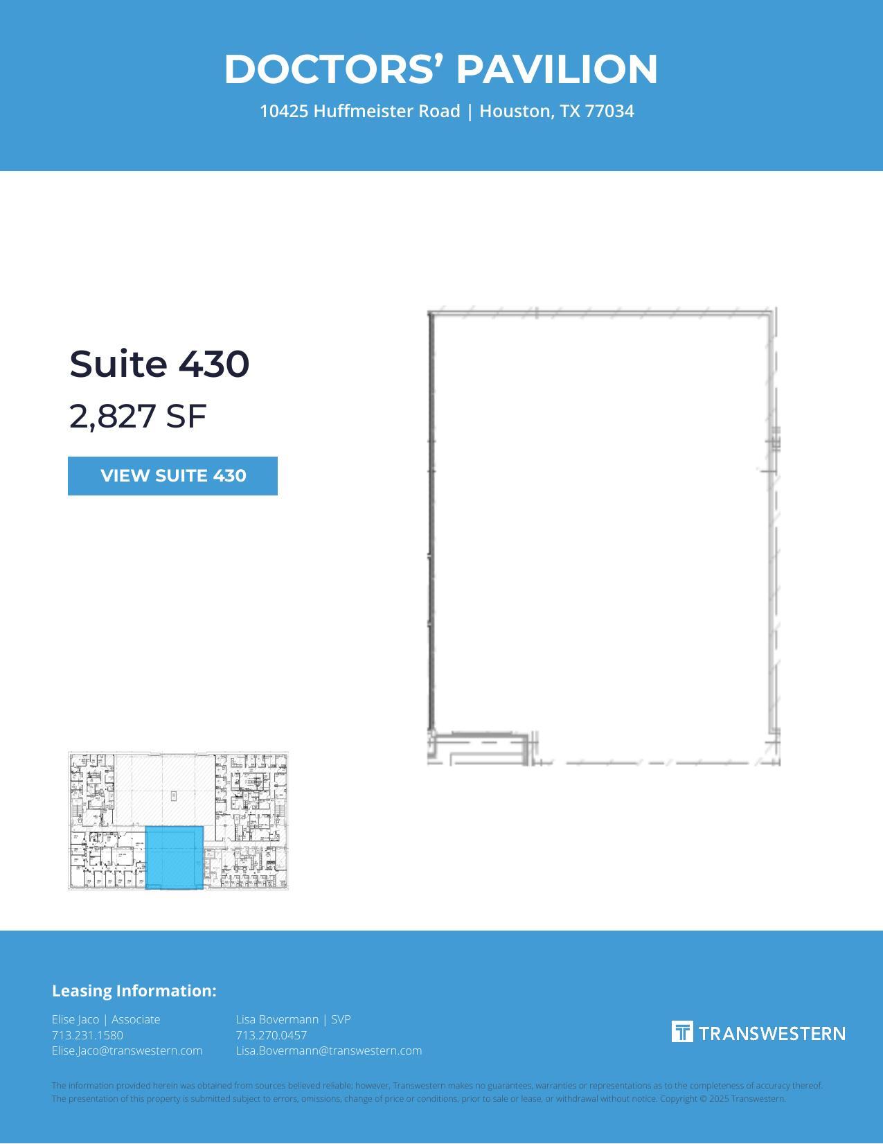 10425 Huffmeister Rd, Houston, TX for lease Floor Plan- Image 1 of 1