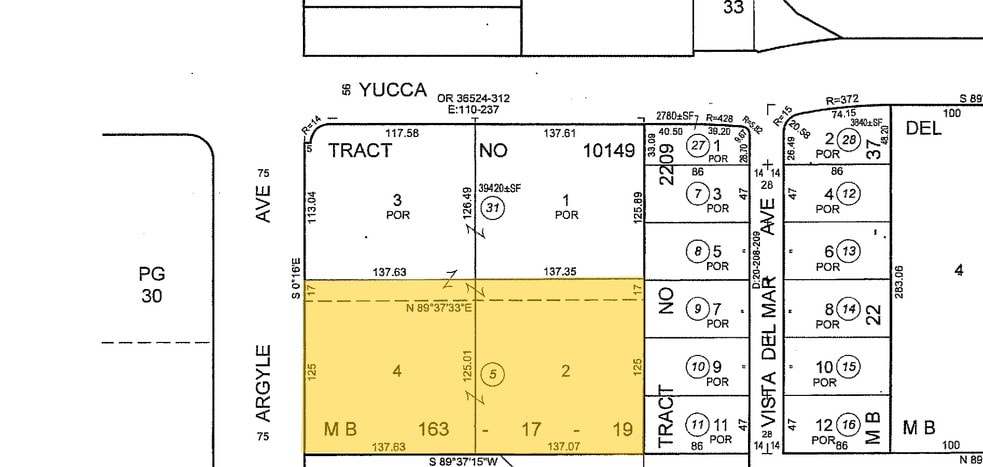 1750 N Argyle Ave, Los Angeles, CA for sale - Plat Map - Image 2 of 15