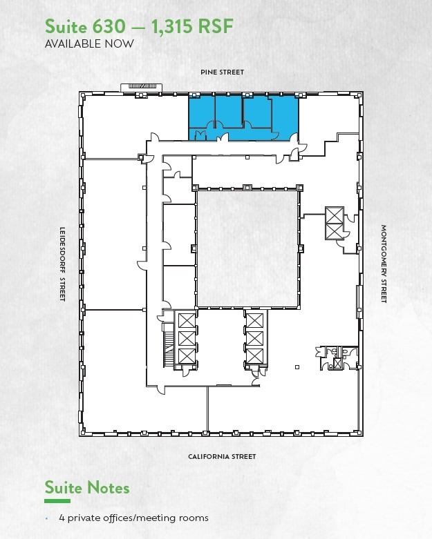 465 California St, San Francisco, CA à louer Plan d  tage- Image 1 de 1