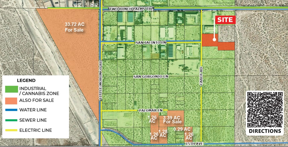 66100 Cabot Road, Desert Hot Springs, CA for sale - Aerial - Image 2 of 2