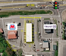 283 London Shopping Ctr, London, KY - Aérien  Vue de la carte