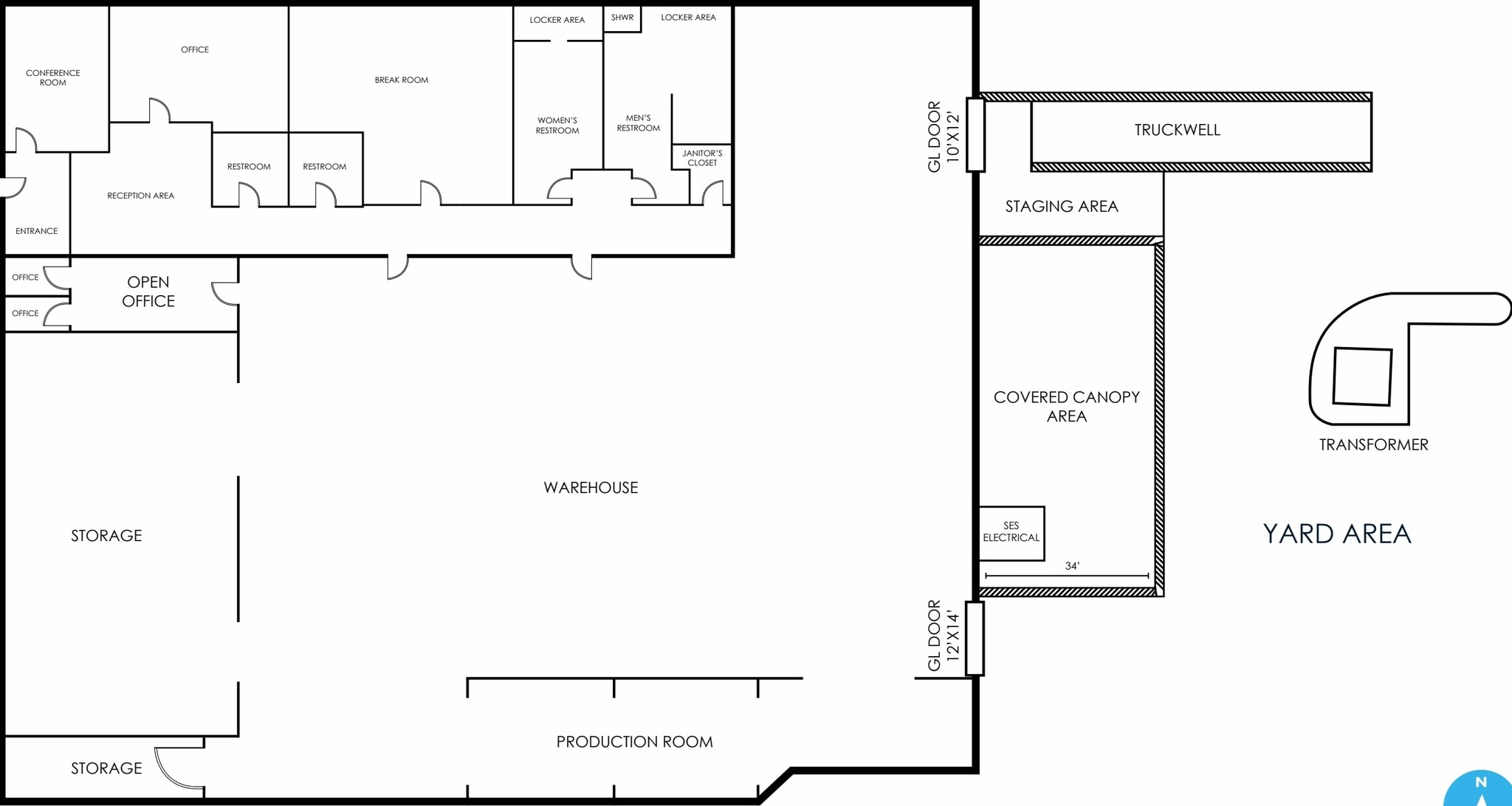 6145 W Detroit St, Chandler, AZ à louer Plan d’étage- Image 1 de 5