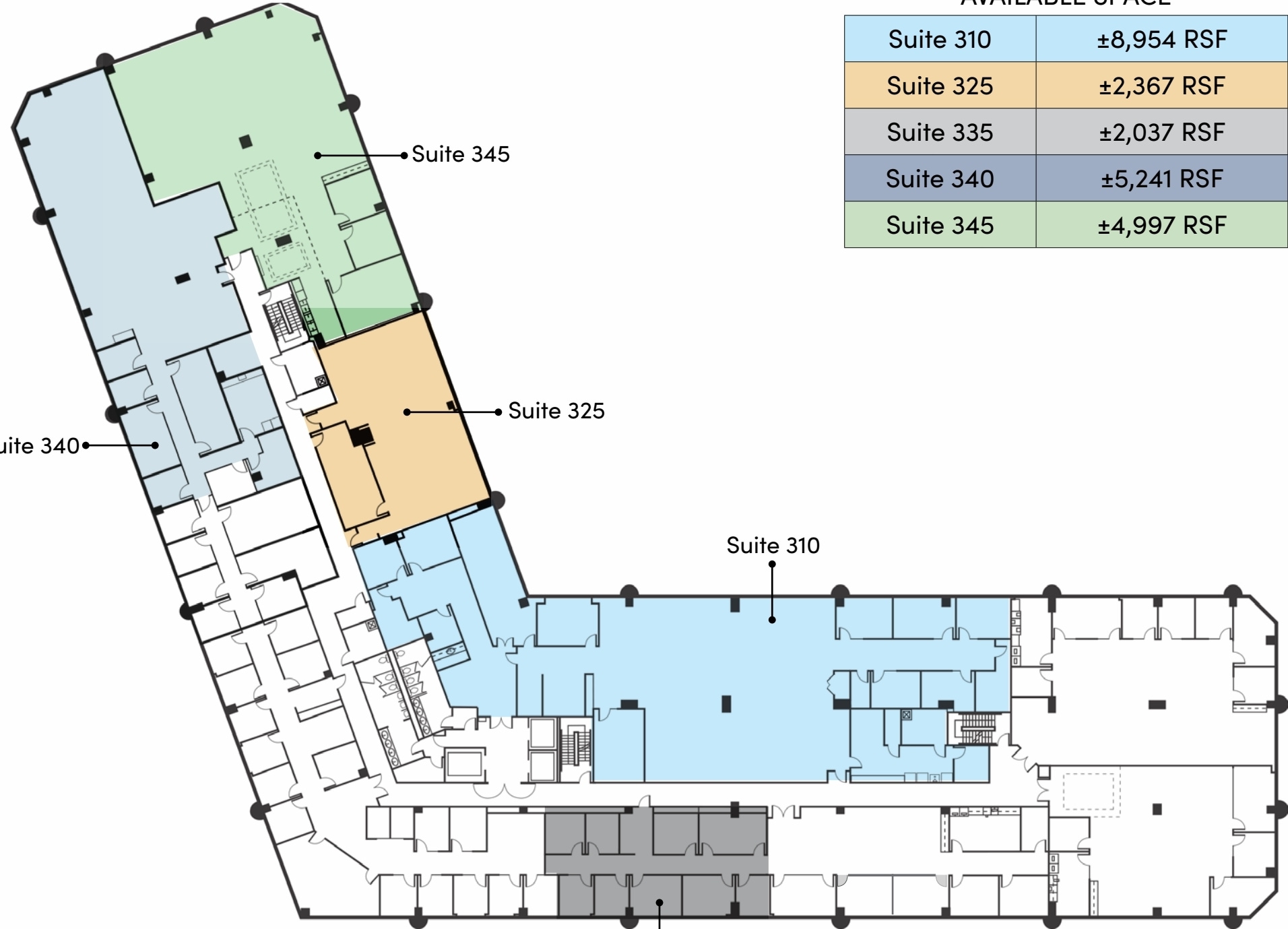 4000 Civic Center Dr, San Rafael, CA à louer Plan d’étage- Image 1 de 1