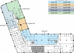 4000 Civic Center Dr, San Rafael, CA à louer Plan d’étage- Image 1 de 1