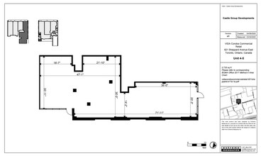 621 Sheppard Ave E, Toronto, ON for lease Floor Plan- Image 1 of 2