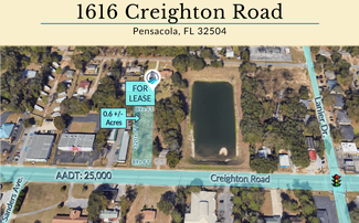 More details for 1616 Creighton Rd, Pensacola, FL - Land for Lease