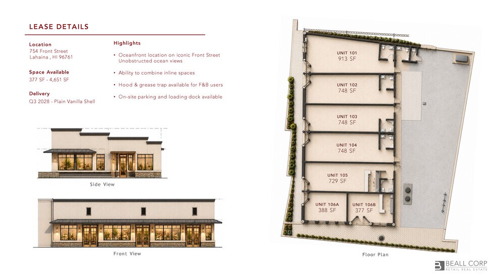 754 Front St, Lahaina, HI à louer - Photo du bâtiment - Image 3 de 7