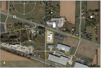 1275 W Main St, Bellevue, OH - AERIAL  map view