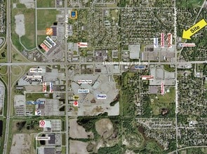 20920 Governors Hwy, Olympia Fields, IL - AERIAL map view