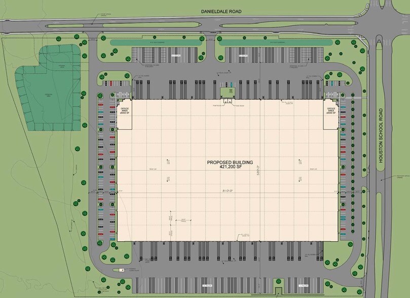 2810 Danieldale Rd, Lancaster, TX for lease - Site Plan - Image 2 of 2