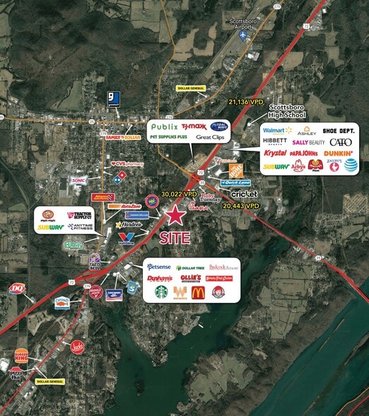 23945 John T Reid Pky, Scottsboro, AL à vendre - Photo du bâtiment - Image 2 de 2