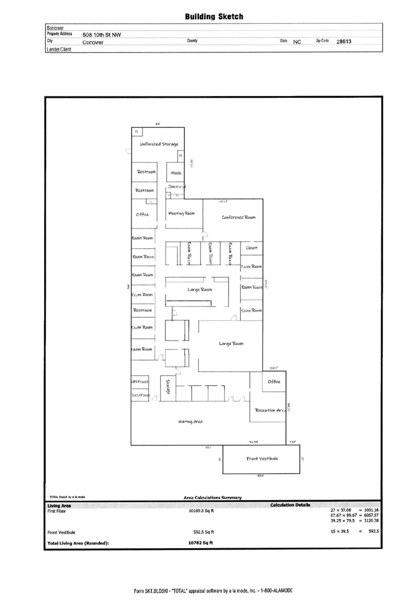 508 NW 10 Th St, Conover, NC for lease Site Plan- Image 1 of 2