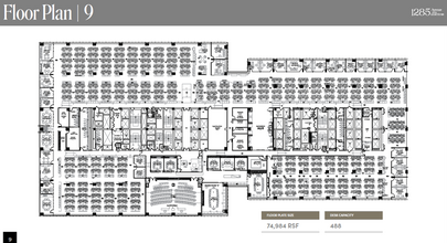 1285 Avenue of the Americas, New York, NY for lease Floor Plan- Image 1 of 9