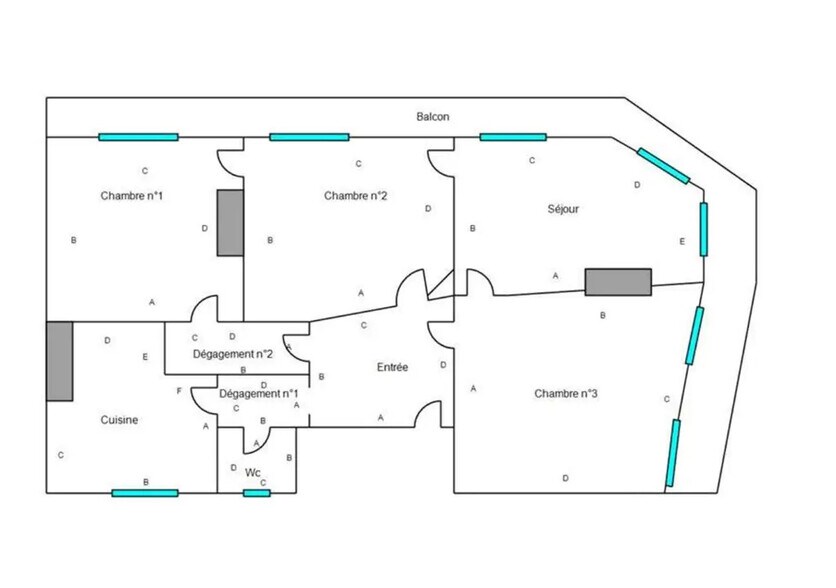 23 Boulevard De Sébastopol, Paris for lease - Floor Plan - Image 2 of 3