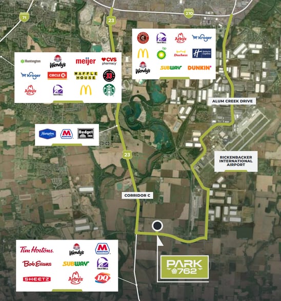 2330 Old Silo Way, Lockbourne, OH for lease - Aerial - Image 2 of 3