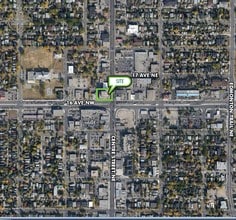 1701 Centre St NW, Calgary, AB - AERIAL  map view - Image1