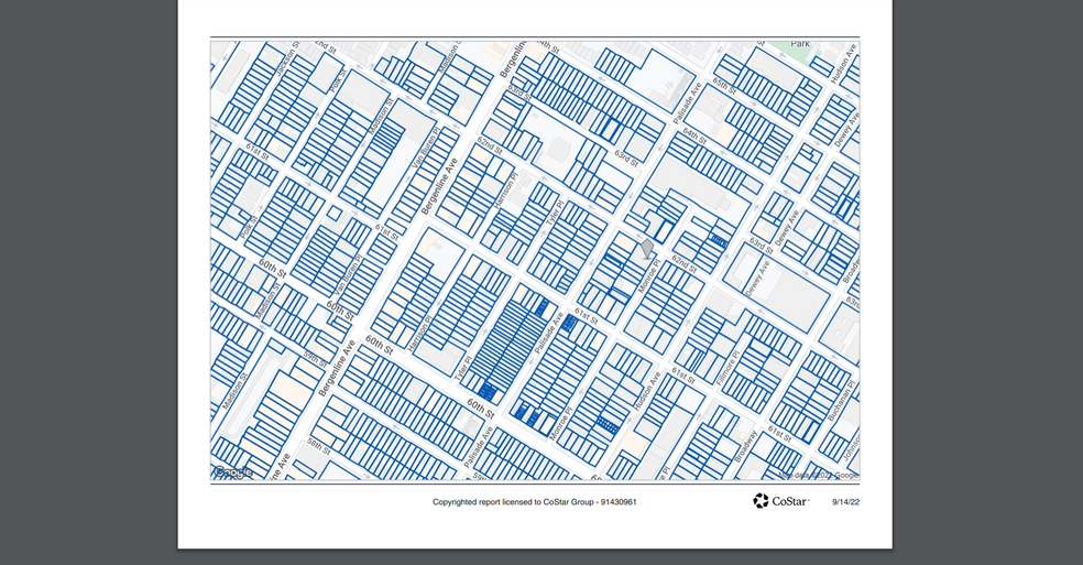 62nd Street, West New York, NJ for sale - Plat Map - Image 1 of 1