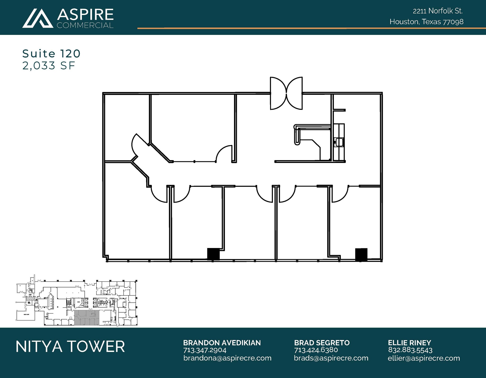 2211 Norfolk St, Houston, TX for lease Floor Plan- Image 1 of 1